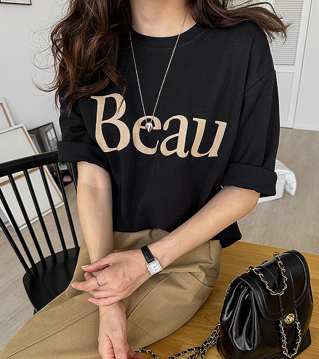 Bow Lettering 7-part Tee 
