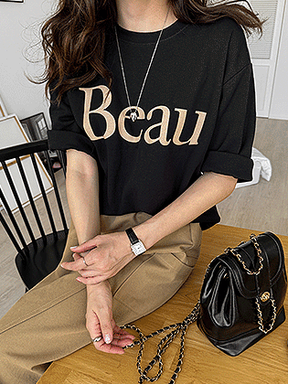 Bow Lettering 7-part Tee 