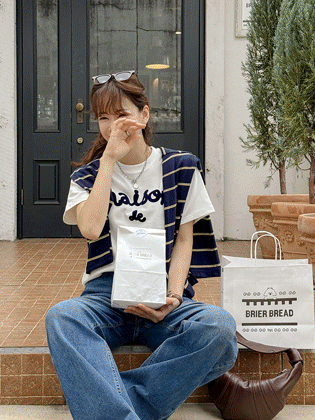 Maison Flocking Short Sleeve T-Shirt