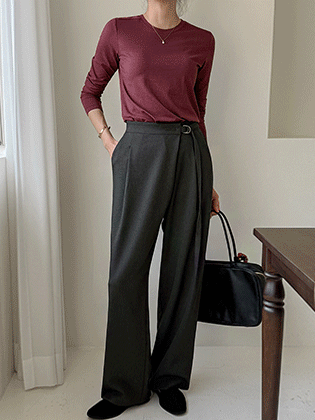 Mob Wrap Wide Pants