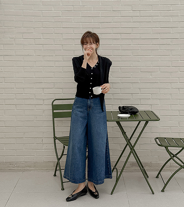 Lafley A-line culottes denim