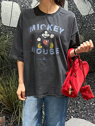 Mickey Pigment Short Sleeve T-Shirt