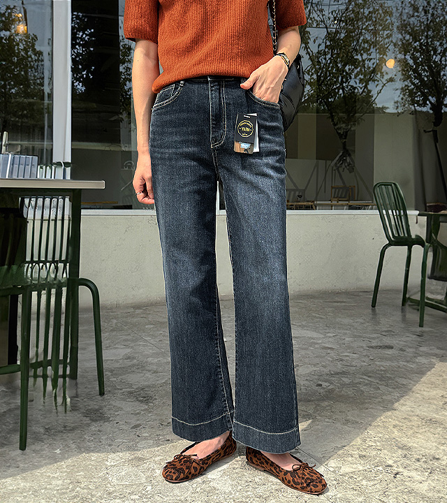 [MADE] Signature Semi-Wide Denim Pants 