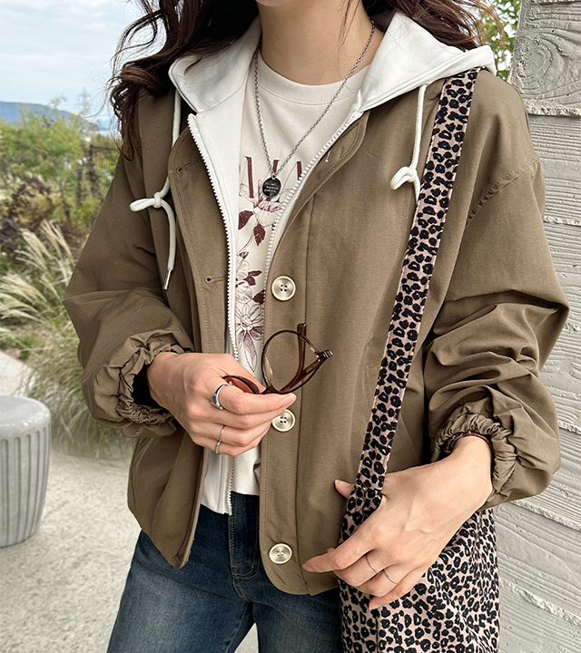 Ander Hood Layered Jumper