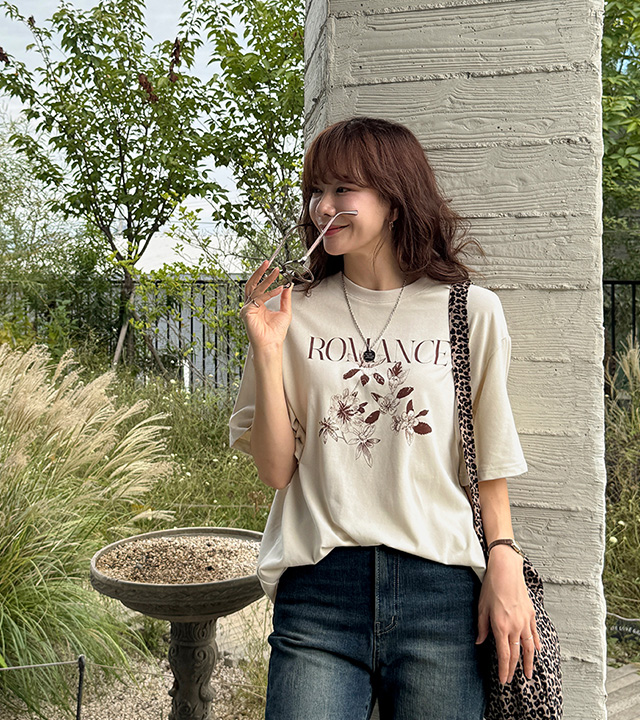 Romance Peach Fleece Short Sleeve T-Shirt