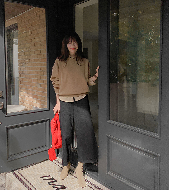 Berryu loose fit knit