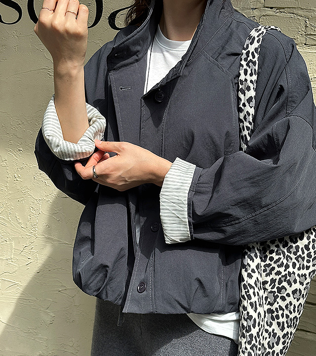 Nova high-neck jacket