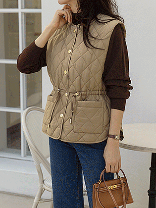 Rene Pearl String Padded Vest 