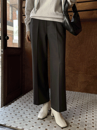 Mono Wide Fleece Banding Slacks