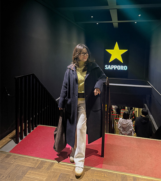 [MADE] Loro Knitting Collar Handmade Coat