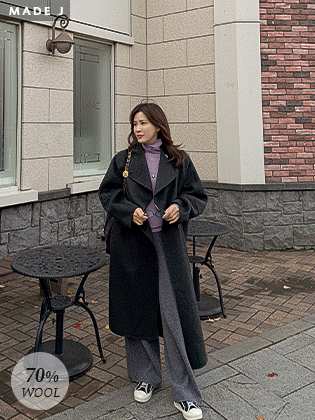 [MADE] Carven Drape Handmade Long Coat