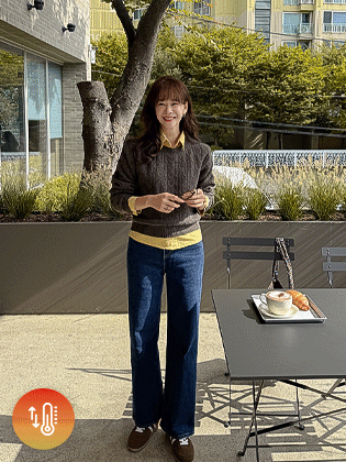 Stan Semi-Wide Fleece Denim Pants