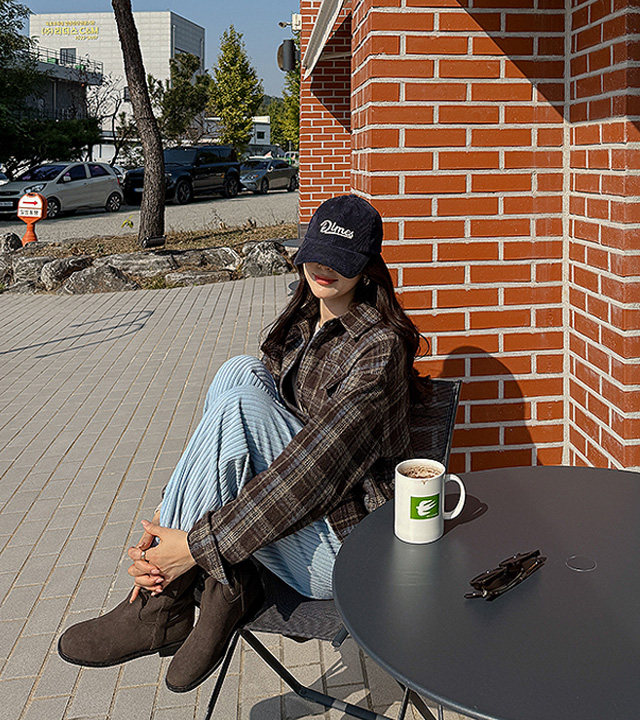 Louvre raised check shirt