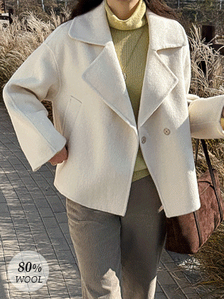 Jenner Wool Handmade Half Coat