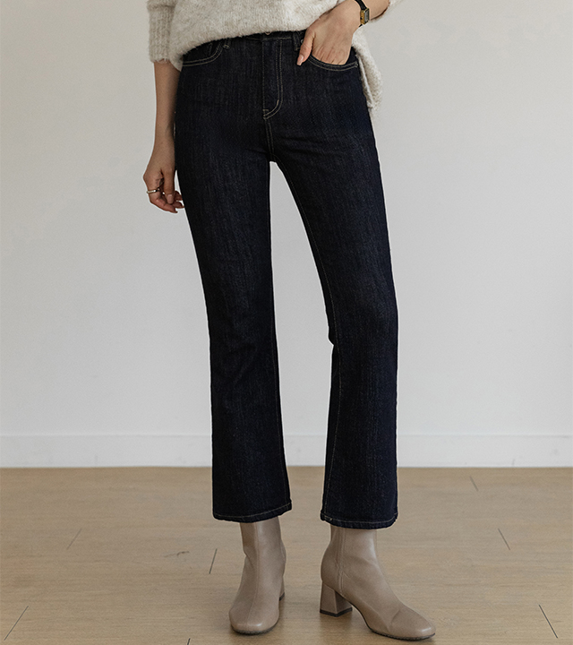 Belle Non-Fade Fleece Bootcut Denim