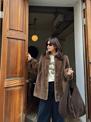 Loro Mink Fur Half Jacket