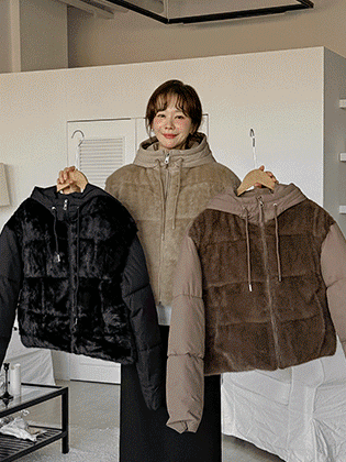 Finn Ecofur Color Block Padding Jumper