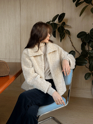 Riel shearling fur jacket