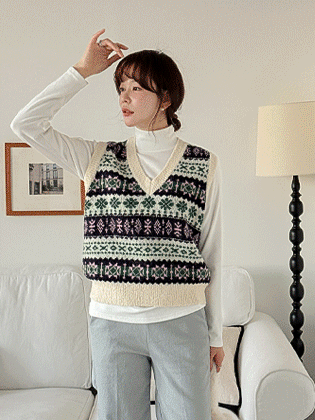 Rudy Alpaca Wool Knit Vest