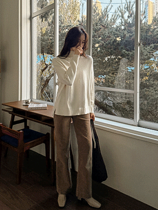 Dorian half-neck knit