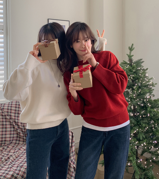 [MADE] Washable Mild Round Boxy Knit