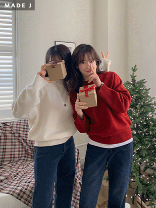 [MADE] Washable Mild Round Boxy Knit