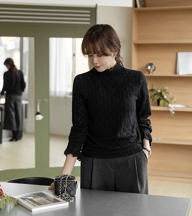 Andy fleece blouse knit