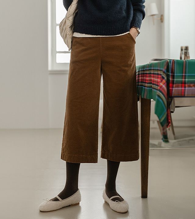 Velvet Librex 8-part wide pants