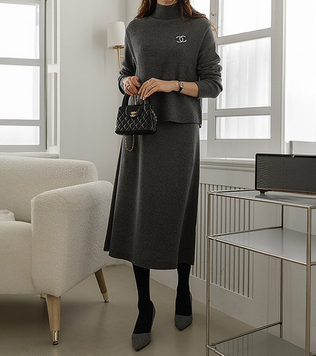 Viola vest knit dress