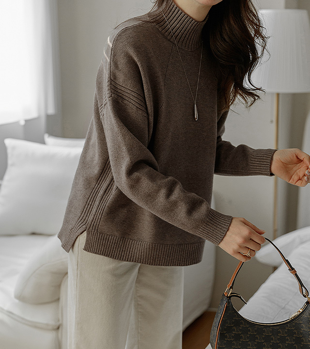 Dorian half-neck knit