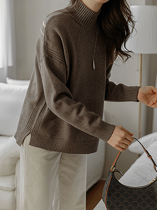 Dorian half-neck knit