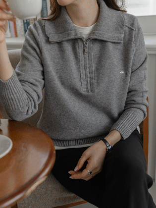 Perian half-zip knit