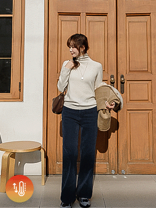 Velvet Chenille Wide Bootcut Fleece Denim