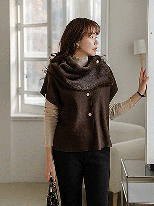 Biz Loro Mink Fur Warmer