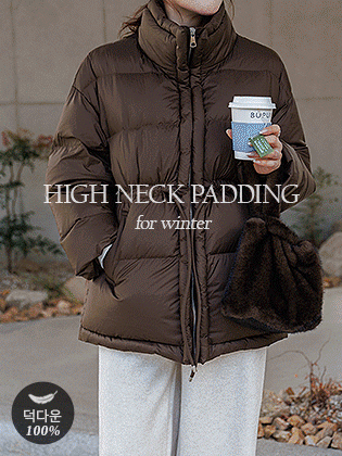 High-neck string duck down padding