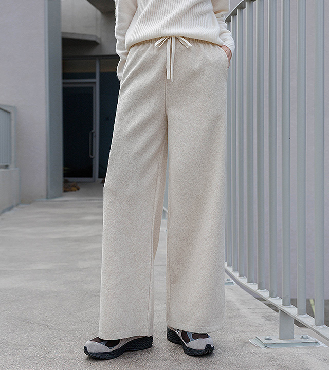  Heat Woollike Wide Pants 