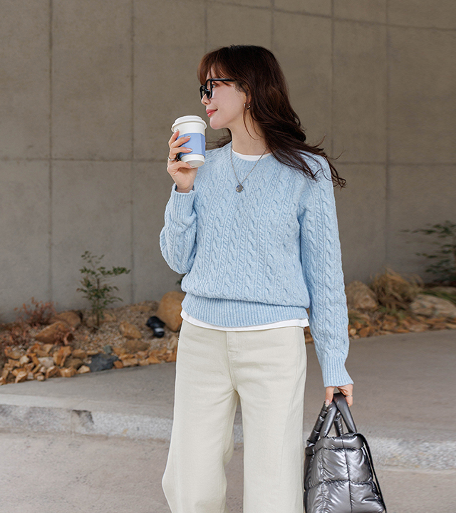 Sure Cable Wool Knit