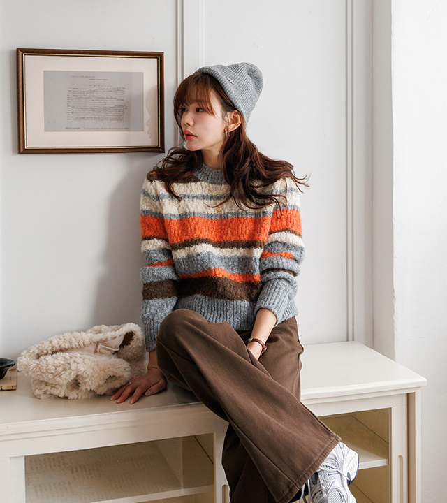 Melly Hairy Wool Knit 