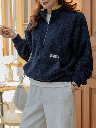 North Fleece Half-Zip Man-to-Man