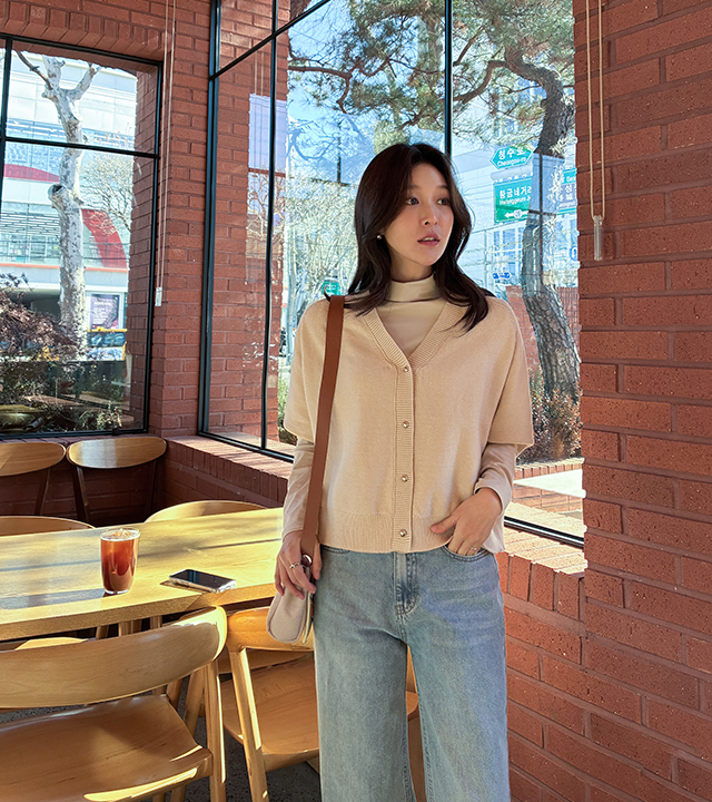 Silver Ball Loose Fit Cardigan