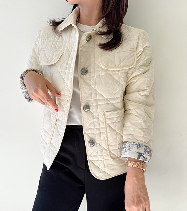 Sauvage quilted jacket