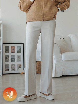 Miyu Hidden Band Fleece Slacks 