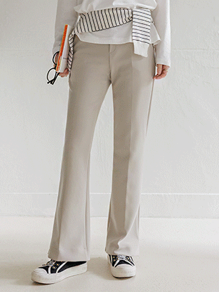 Dunn Slit Bootcut Banding Slacks