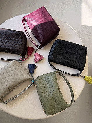 Bottega Weaving Lambskin Tote & Shoulder Bag 