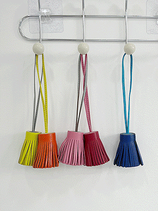 Tassel keyring bag charm 