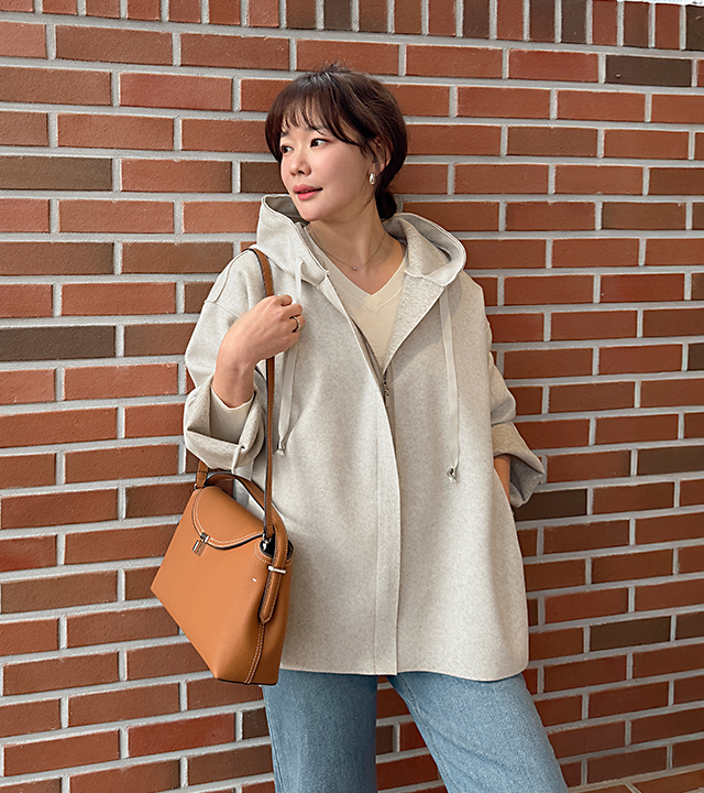 Erino Wool Hooded Coat 