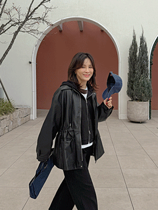 Vibe Half Leather Jacket