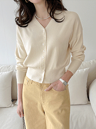 Lily V-neck Cardigan 