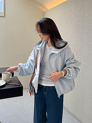 Welt Pocket A-Line Hooded Jumper