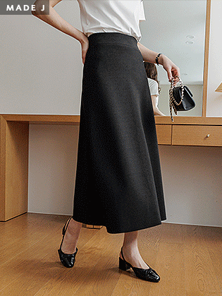 [MADE] Cheese Semi A-Line Long Skirt 25SS